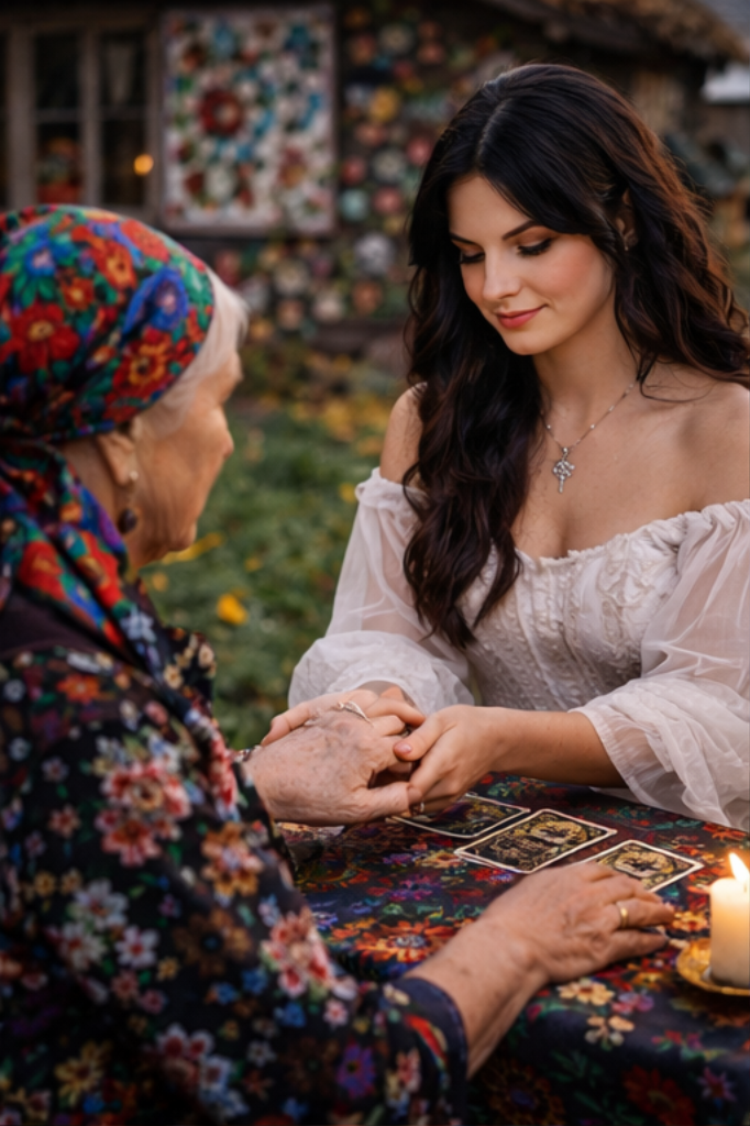 Selena w spokojnym codziennym rytuale karty dnia